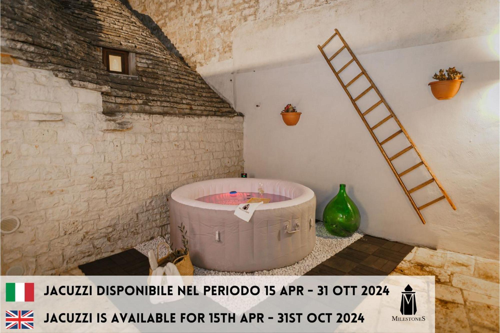 Milestones Modern Suite Trullo Jacuzzi Spa & Relax Αλμπερομπέλο Εξωτερικό φωτογραφία