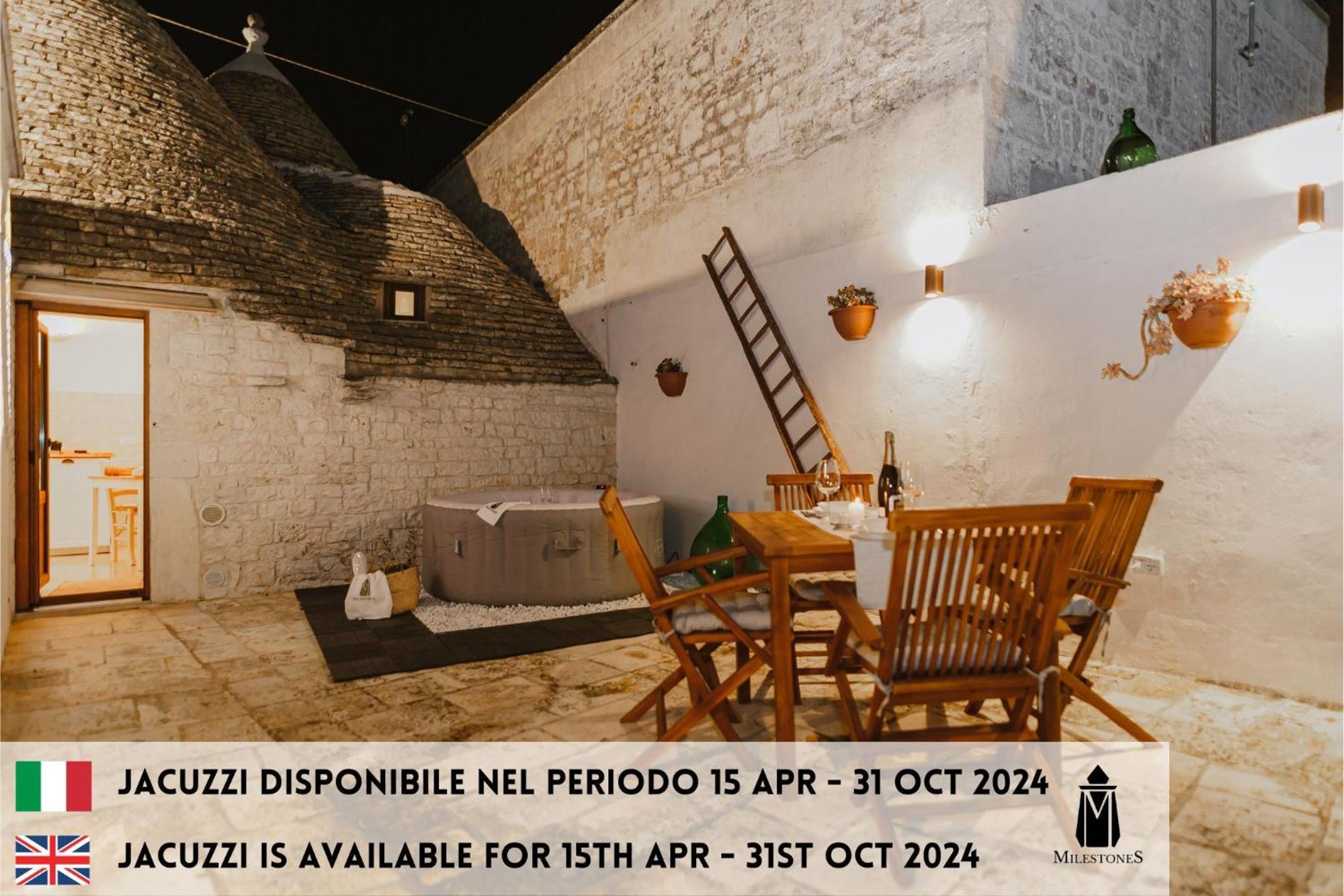 Milestones Modern Suite Trullo Jacuzzi Spa & Relax Αλμπερομπέλο Εξωτερικό φωτογραφία