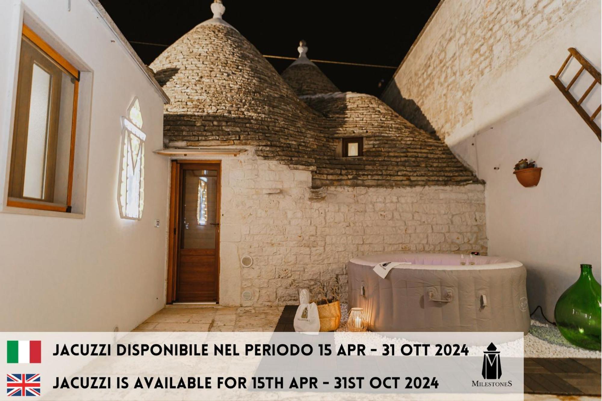 Milestones Modern Suite Trullo Jacuzzi Spa & Relax Αλμπερομπέλο Εξωτερικό φωτογραφία